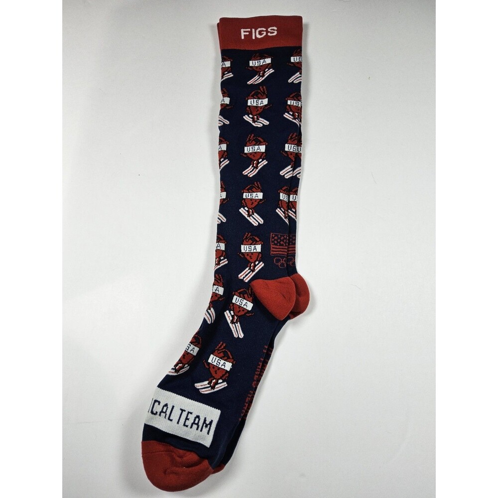 FIGS Compression Team USA Medical Team Olympics Nurse Medical Socks Size L